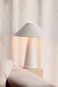 Cannes Bordlampe Hvid