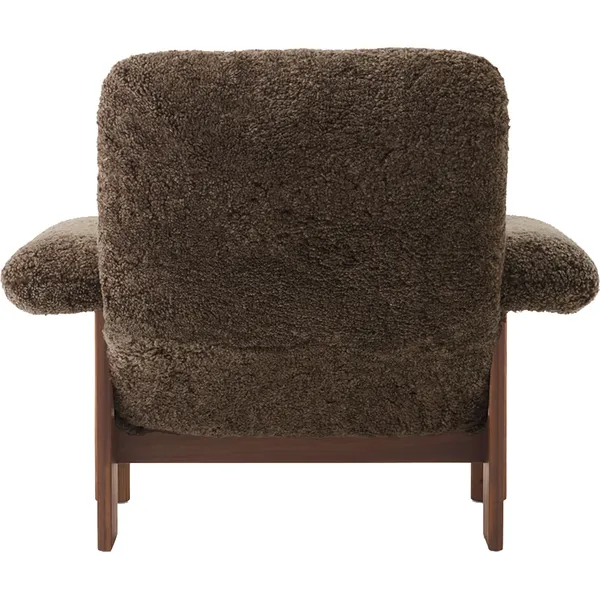 Brasilia Fåtölj Med Ottoman Walnut Root