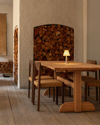 Mauro Tuoli Dark Stained Oak / Paper Cord