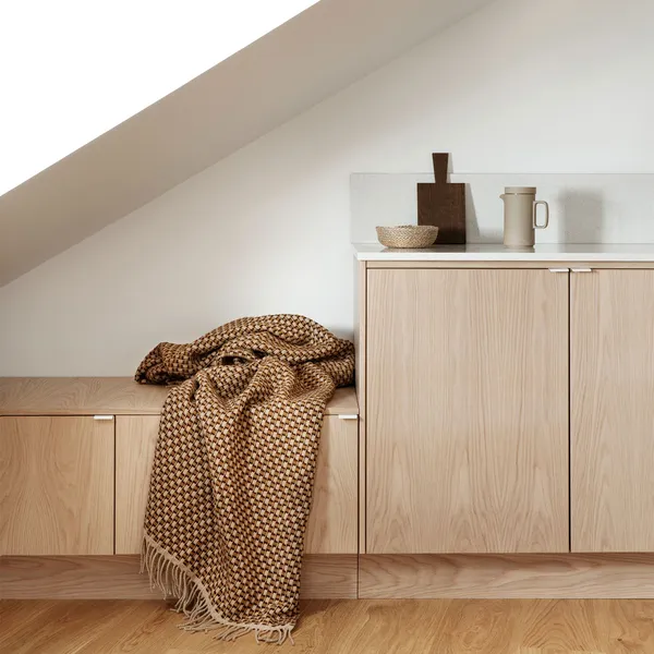 Isak Pledd 150x210 cm Chestnut