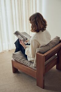 Icon Loungestol Pine Deep Brown / Technicolour