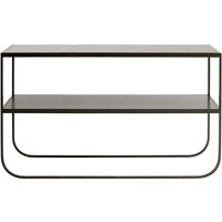 Tati Console 120 Lacquered Glass Top Char