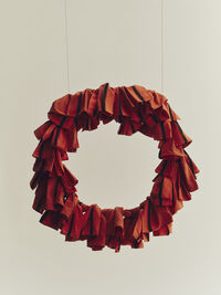 Linear Viskestykke 52x80 cm Warm Red