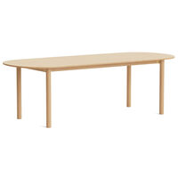 Annex Bord Oval 95x240 cm Lackad Ek