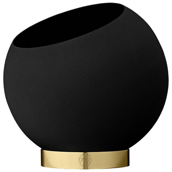 Globe Flower Pot Ø21 cm Black