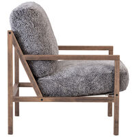 Seventy Five Lænestol Røget Eg / Fåreskind Scandinavian Grey