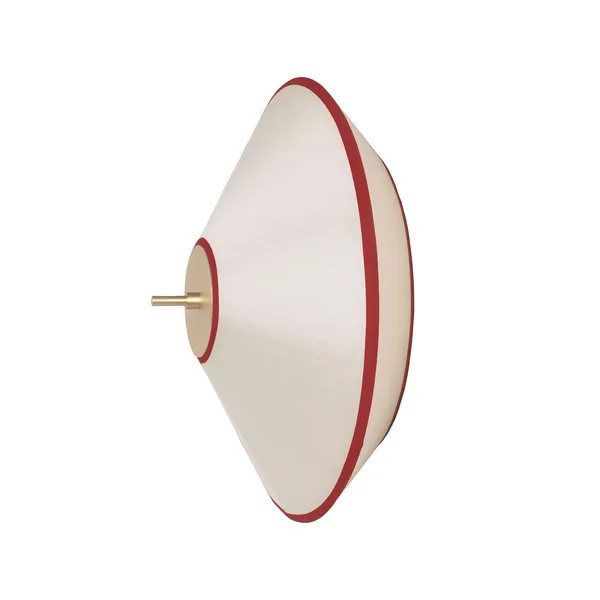 Tafta Vegglampe Ø40 cm Rød / Off-white