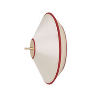Tafta Vegglampe Ø40 cm Rød / Off-white