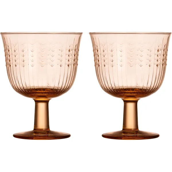 Swedish Grace Drikkeglas Med Fod 28 cl 2-pak Jubilee