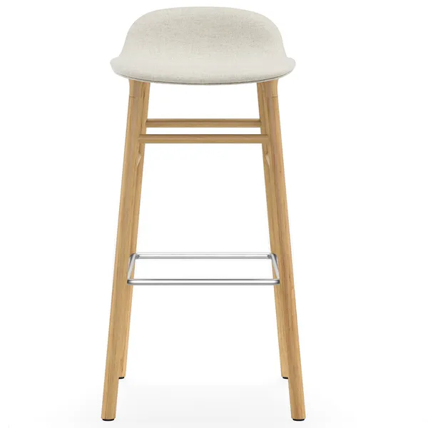 Form Barstol 75 cm Vit / Ek