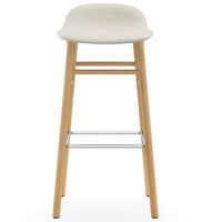 Form Barstol 75 cm Vit / Ek