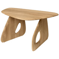 Oar Sofabord Naturlig Eg 70 cm