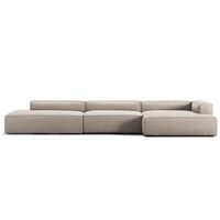Grand 5-Paikkainen Sohva avoin pää Vasen Sandshell Beige