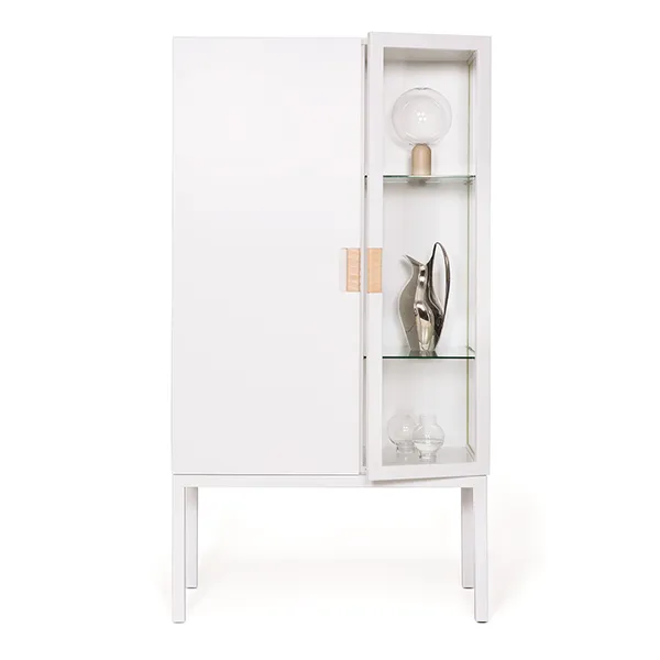 Frame Semi Cabinet White