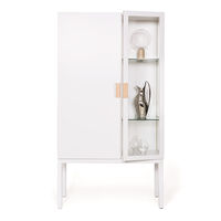Frame Semi Cabinet White