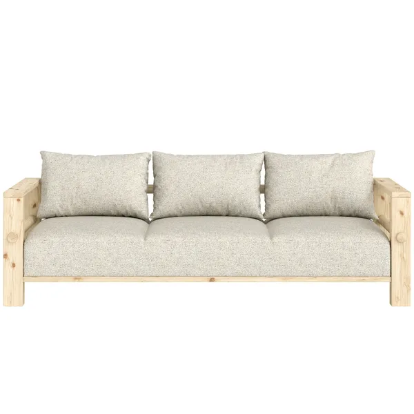 Bare Sofa Bed Raw / Soft Chalk