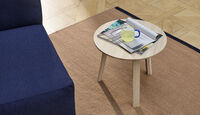 Bella Coffee table 45x49 cm Water-based Lacquered Oak