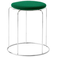 Wire Stool Sittdyna Ø36 cm Grön