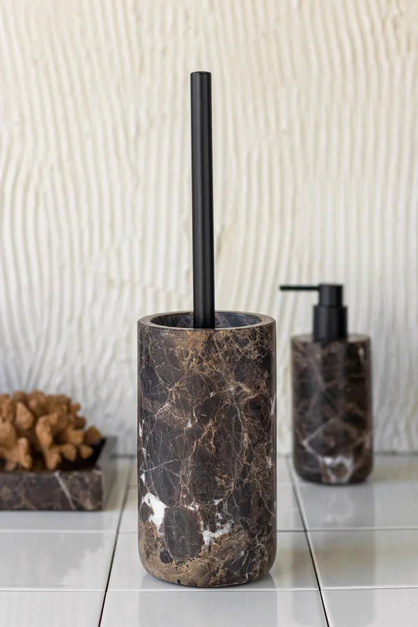 Marble Toalettborste Brun