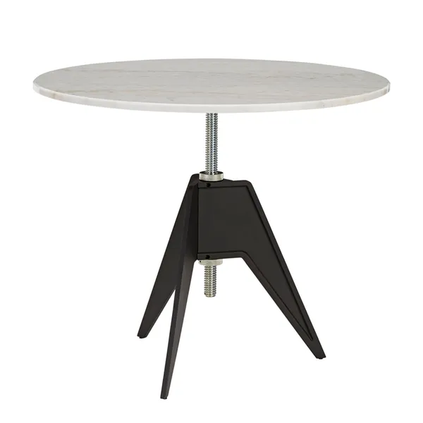 Screw kafébord Ø90 cm Hvit