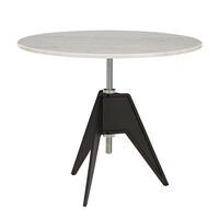 Screw kafébord Ø90 cm Hvit