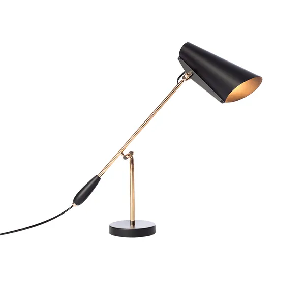 Birdy Bordlampe Sort / Messing