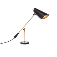 Birdy Bordlampe Sort / Messing