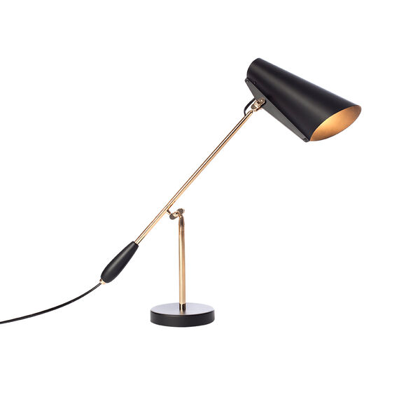 Birdy Bordlampe Sort / Messing