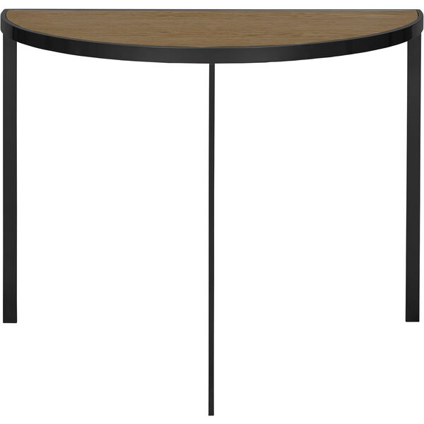 Square Konsolbord 93xx46x70 cm Sort/Burned Walnut