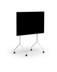 Moon Tall TV Stander Cloudy Silver