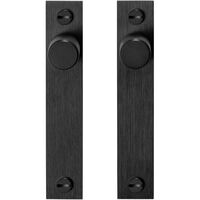 Cross Plate Knopp 2-pack Svart