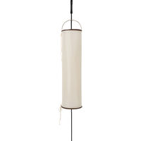 Silk Lantern Seinävalaisin Natural White Silk / Musta