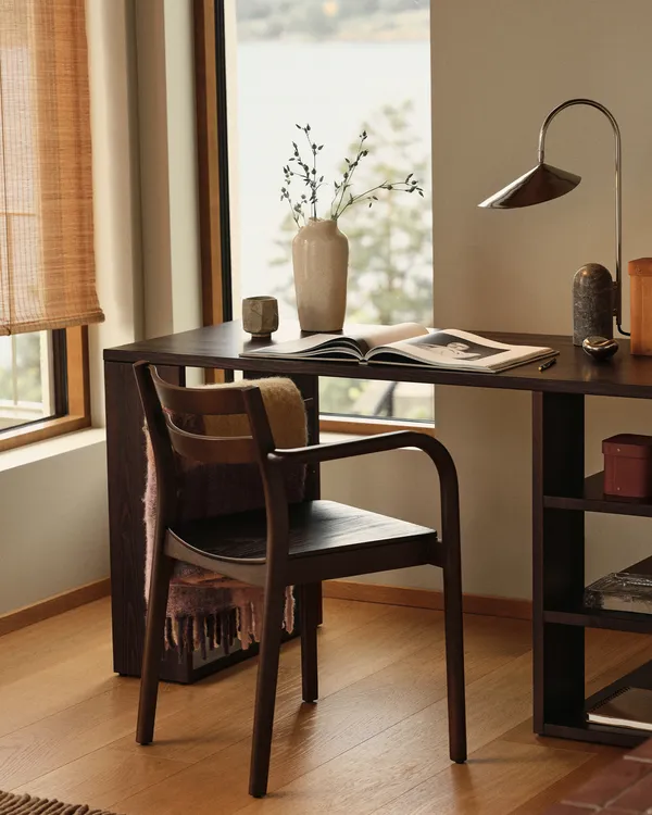 Arum Bordlampe Rustfritt Stål