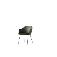 Rely HW34 Matstol Med Armstöd Polstrad Sits Bronze Green/Svart/Vidar 0972