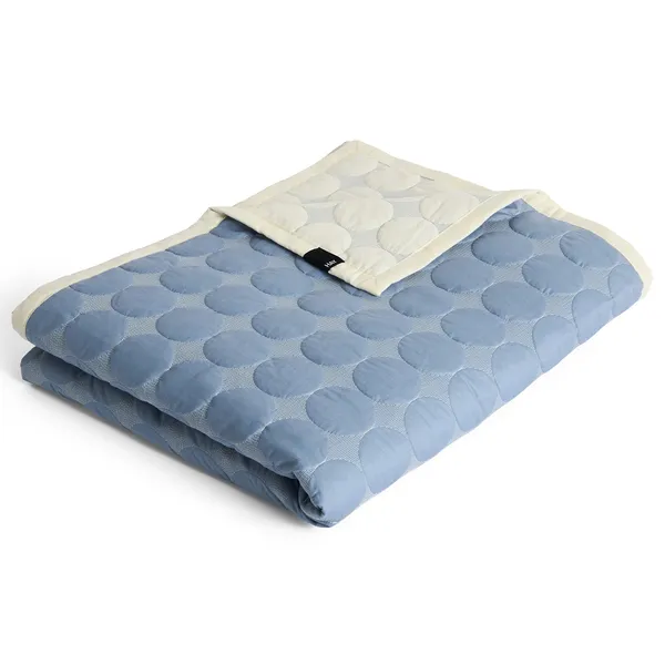 Mega Dot Sengetæppe 260x260 cm Dusty Blue
