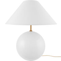 Iris 35 Bordlampe Hvid