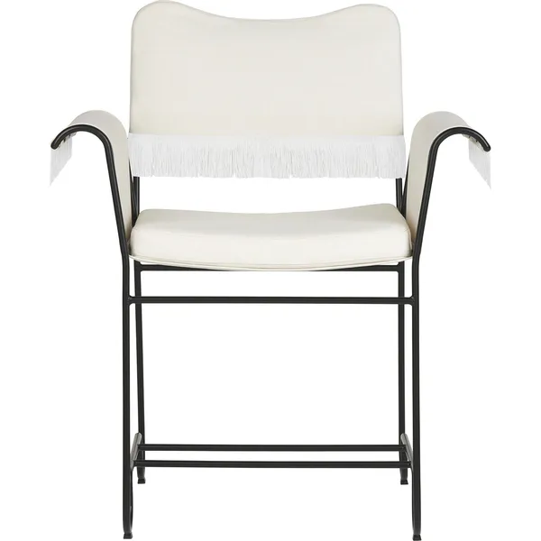 Tropique Spisebordsstol med Frynse Classic Black / Leslie 06