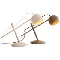 Lune Bordlampe Hvitoljet Eik