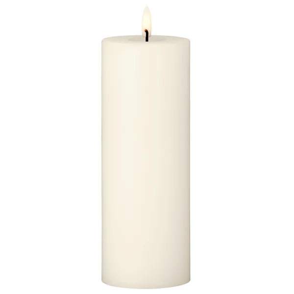 Led Pillar Candle 20 cm Ivory