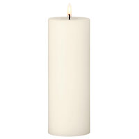 Led Pillar Candle 20 cm Ivory
