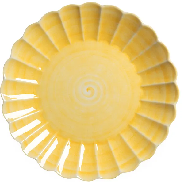 Oyster Fad 42 cm Gult