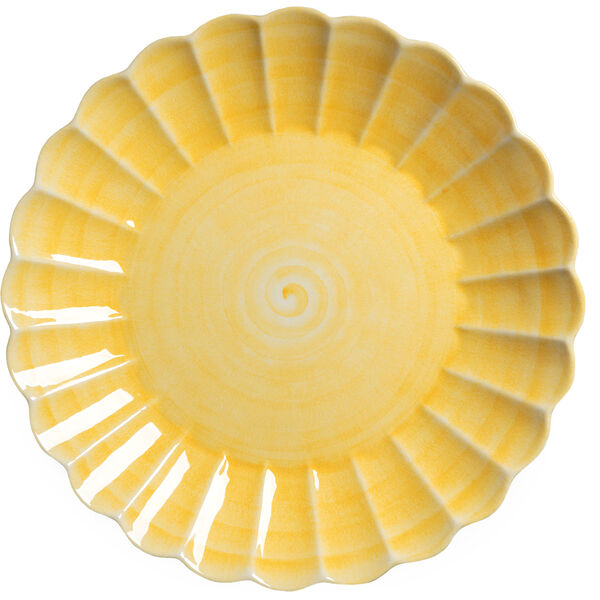 Oyster Fad 42 cm Gult