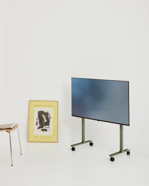 Straight Rollin' Tv Stand Mossy Green