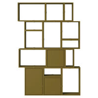 Stacked Configuration 2 Kirjahylly Tummanvihreä