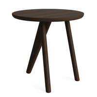 Fin Side Table Dark Smoke