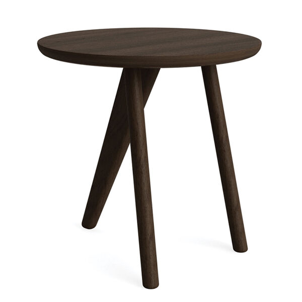 Fin Side Table Dark Smoke