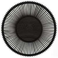 Clava Up Wood Vegglampe Svart Eik Large