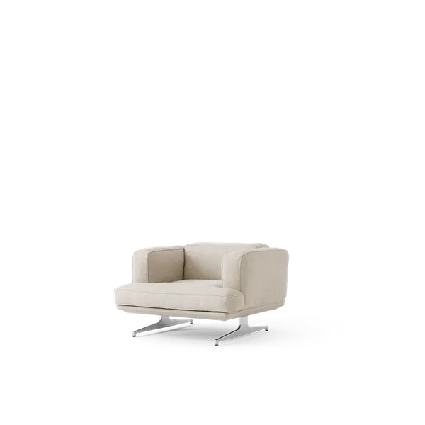 Inland AV21 Lænestol Clay 0011/Poleret Aluminium