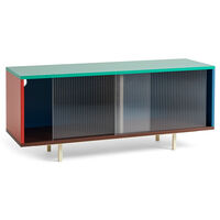 Colour Cabinet Skjenk Glassdør 120 cm / Multi