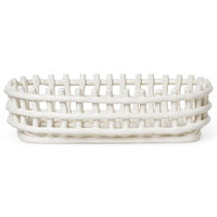Ceramic Kurv Oval Off-white